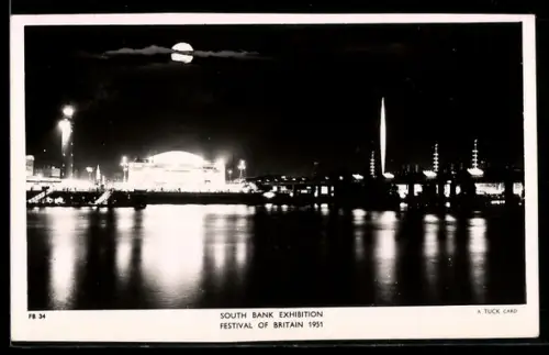 AK London, South Bank Exhibition, Festival of Britain 1951, Ausstellung