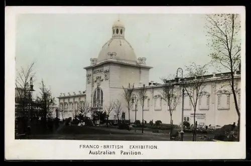 AK London, Franco-British Exhibition, Australian Pavilion, Ausstellung