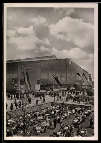 AK Hannover, Bauausstellung Construct 1951, Messegelände