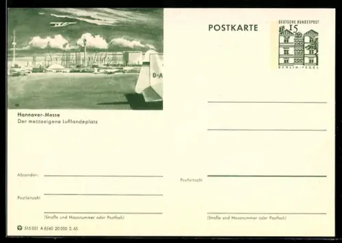 AK Hannover, Messe, Der eigene Luftlandeplatz