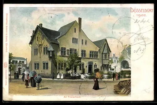 AK Düsseldorf, Ausstellung 1902, Alt Triererhaus