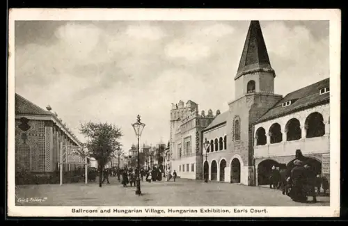 AK London, Earls Court, Ballroom and Hungarian Village, Hungarian Exhibition