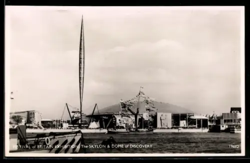 AK London, Festival of Britain Exhibition, The Skylon & Dome of Discovery