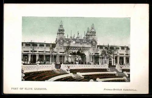 AK Franco-British Exhibition, Part of Elite Gardens