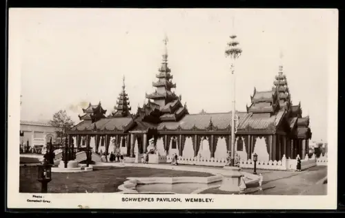 AK Wembley, Exhibition, Schweppes Pavillon