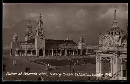 AK London, Franco-British Exhibition, Palace of Women`s Work