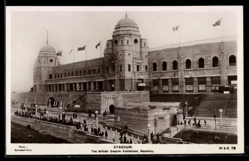 AK Wembley, The British Empire Exhibition, Stadium