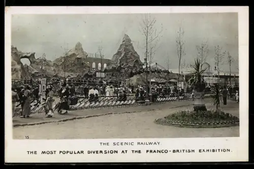 AK Franco-British Exhibition, The Scenic Railway