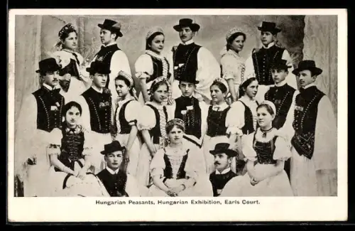 AK London, Hungarian Exhibition, Earls Court, Hungarian Peasants
