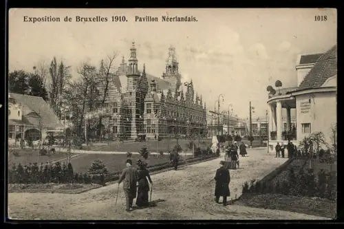 AK Bruxelles, Exposition de Bruxelles 1910, Pavillon Néerlandais