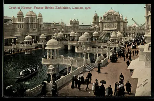 AK London, Franco-British Exhibition 1908, Court of Honour
