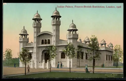 AK London, Franco-British Exhibition 1908, Indian Palace