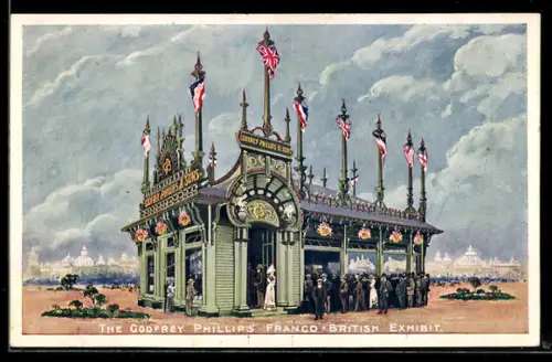 AK Franco-British Exhibition, The Godfrey Phillips` Tobacco Exhibit