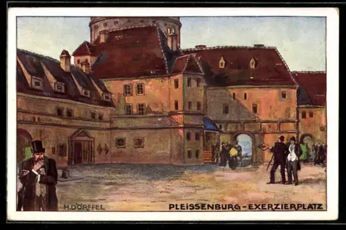 Künstler-AK Leipzig, Intern. Baufachausstellung mit Sonderausstellungen 1913, Pleissenburg-Exerzierplatz