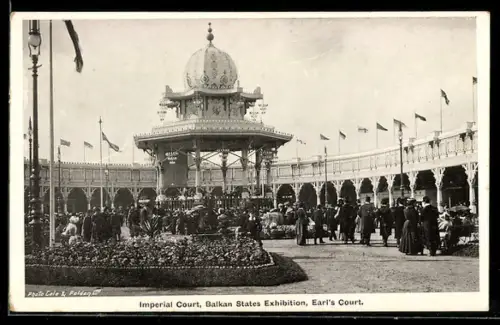 AK London, Balkan States Exhibition, Imperial Court, Earl`s Court