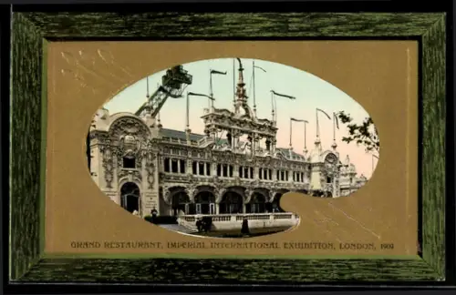 AK London, Imperial International Exhibition 1909, Grand Restaurant