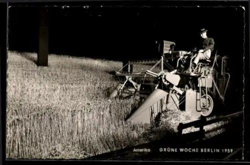 AK Berlin, Grüne Woche 1959, Amerika-Abteilung