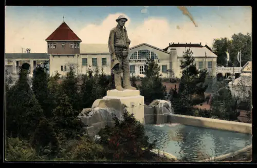 AK Freiberg, Erzgebirgs-Ausstellung 1912