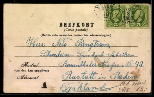 AK Karlstorp, Geldschein 10 Kronor