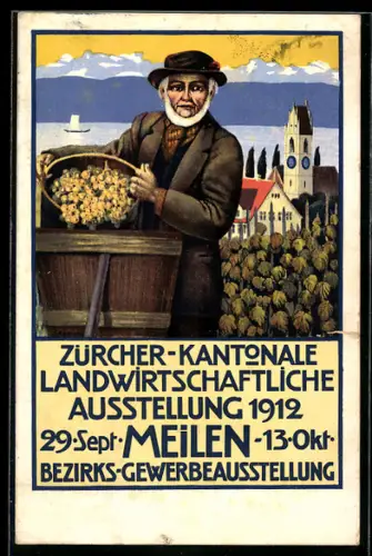 AK Meilen, Züricher Kantonale Landwirtschaftl. Ausstellung 1912