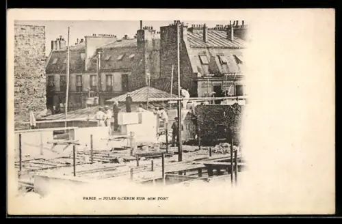 AK Paris, L`Attaire Fort Chabrol, Jules Guérin sur le fort