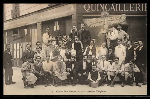 AK Paris, Ecole des Beaux-Arts, Atelier Deglane