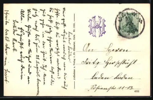 AK Calw, Neue Handelsschule, Zügel u. Fischer