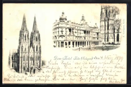 AK Köln, Dom, Dom-Hotel