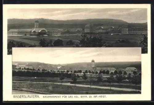 AK Kaiserslautern, Kasernement für das Kgl. Bayr. 23. Inf.-Regt