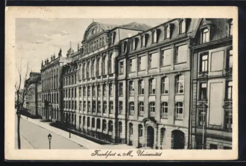 AK Frankfurt-Westend, Blick zur Universität