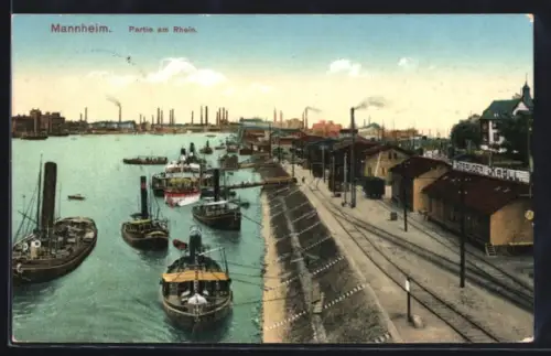 AK Mannheim, Partie am Rhein