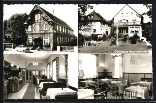 AK Melsungen a. d. Fulda, Hotel Hessischer Hof, Bes. Hans Markolf, Gasthaus, Speiseräume