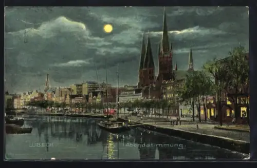 AK Lübeck, Abendstimmung