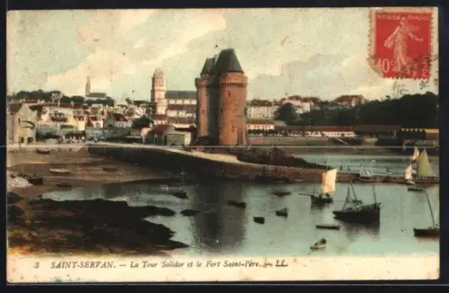 AK Saint-Servan, La Tour Solidor et le Fort Saint-Père