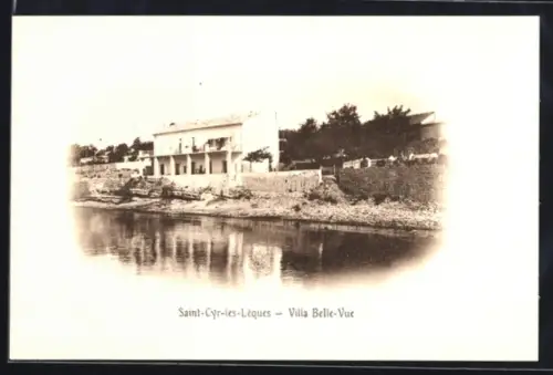 AK Saint-Cyr-sur-Mer, Les-Lèques, Villa Belle-Vue