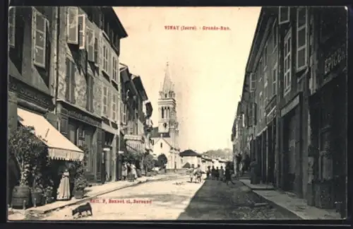 AK Vinay /Isère, Grande-Rue