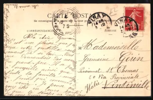 AK Vinay /Isère, Grande-Rue