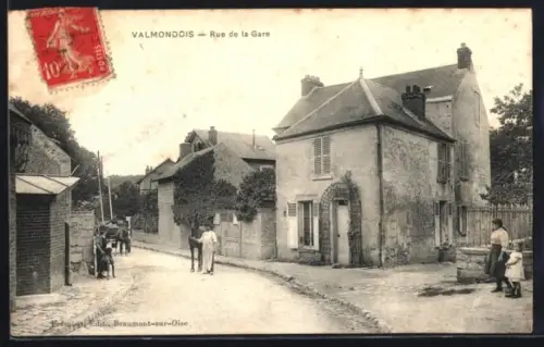 AK Valmondois, Rue de la Gare