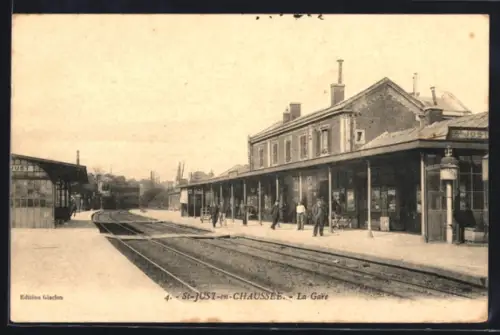 AK Saint-Just-en-Chaussée, La Gare