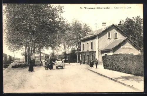 AK Tonnay-Charente, Cour de la Gare