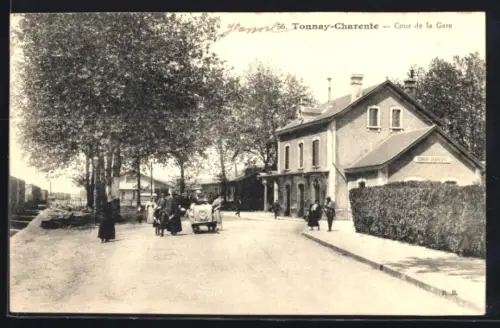 AK Tonnay-Charente, Cour de la Gare