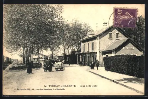 AK Tonnay-Charente, Cour de la Gare