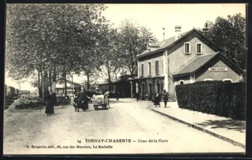 AK Tonnay-Charente, Cour de la Gare