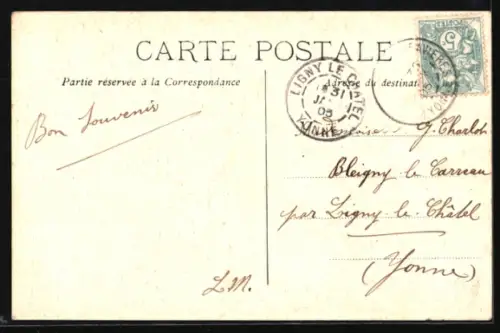 AK Nuits-sous-Ravières, La Gare