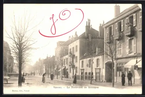 AK Vesoul, Le Boulevard de Besancon