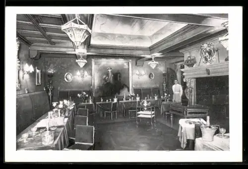 AK Paris, Intérieur du Cabaret-Restaurant Don Juan, 11, rue Fromentin