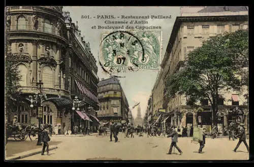 AK Paris, Restaurant Paillard, Chaussée d`Antin et Boulevard des Capucines