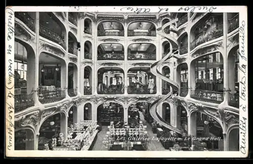 AK Paris, Les Galeries Lafayette, Le Grand Hall