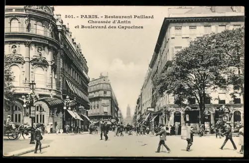 AK Paris, Restaurant Paillard, Chaussée d`Antin et Boulevard des Capucines