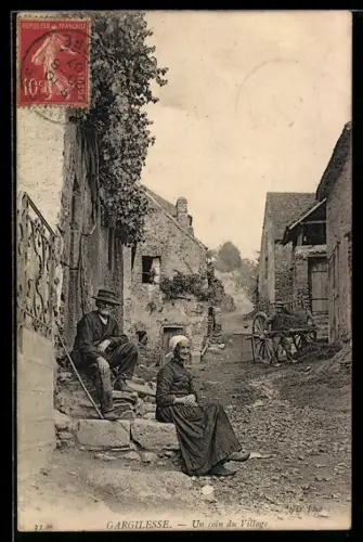 AK Gargilesse, Un coin du Village